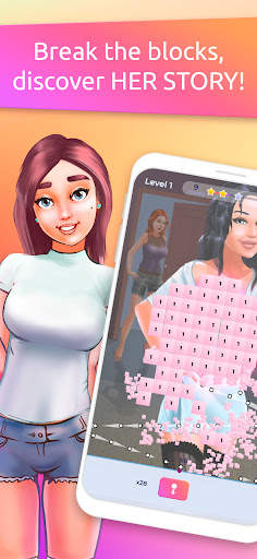 Girl Crush: Bricks Breaker screenshot 1