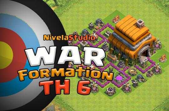 Formasi CLAN WARS TH 6 screenshot 1