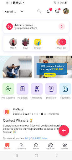 MyGate: Society Management App screenshot 1