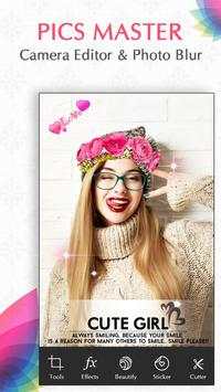 Pics Master - Camera Editor & Photo Blur screenshot 1