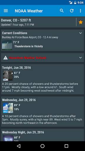 NOAA Weather & Tides screenshot 3