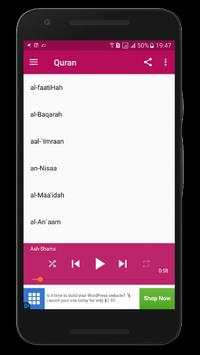 Full Quran sheikh sudais Offline mp3 القرآن الكريم screenshot 1