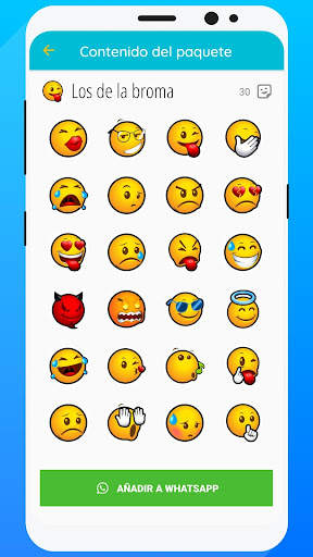 WeSmile Smileys. WASticker screenshot 7