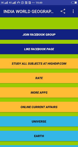 India World Geography 1600 Que screenshot 6