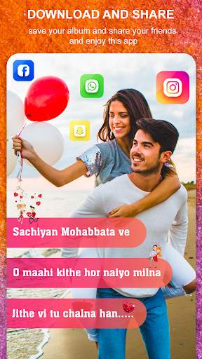 Lyrical Photo Video Maker with Music screenshot 4