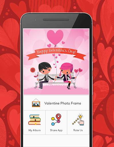 Valentine Day Photo Frame screenshot 1