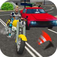 Grand Gangster Mafia-Autopista Bike Crime City