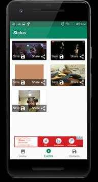 whatsapp status app downloader for video dp saver screenshot 2