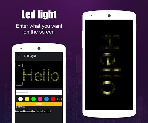 Magic Flashlight- led Light, Clock & Screen Light screenshot 2