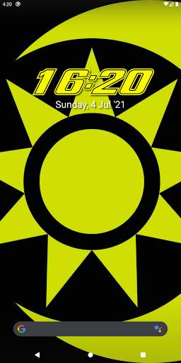 VR46 Clock Widget & Live Wallpapers screenshot 1
