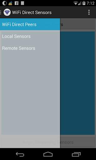WiFi Direct Sensors screenshot 1