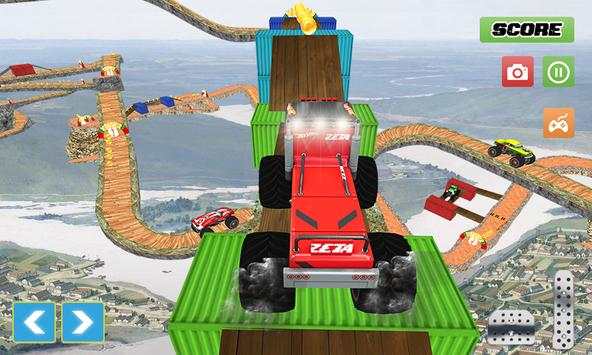 Offroad Monster Truck Driving Extreme Racing Stunt screenshot 3