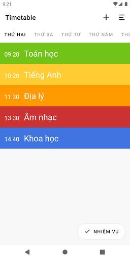 Class Timetable screenshot 1