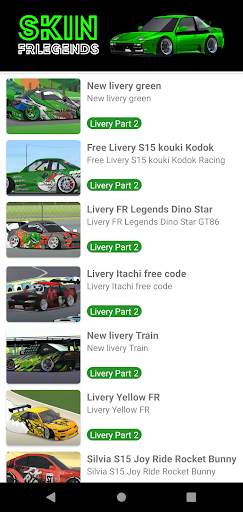 Skin FRLegends Livery Mod screenshot 2