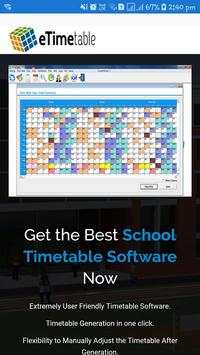 eTimetable screenshot 1
