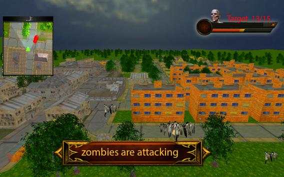 Perang 3D Zombie: Game Survival Commando screenshot 3