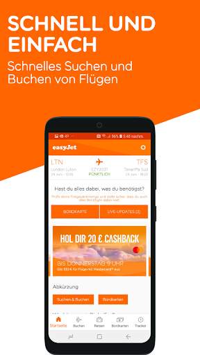 easyJet: Travel App screenshot 1