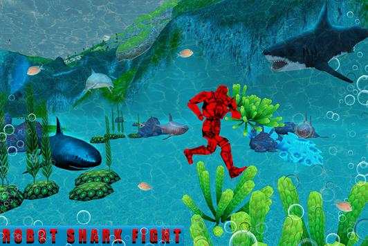 Moto Robot : Angry Shark screenshot 2