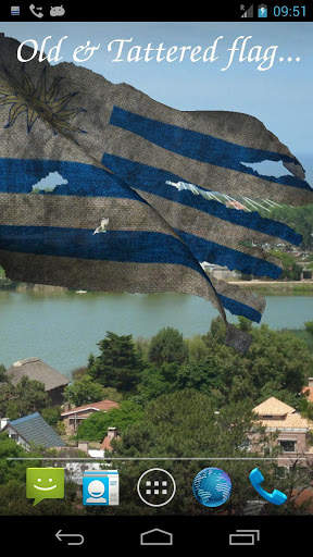 Uruguay Flag Live Wallpaper screenshot 6