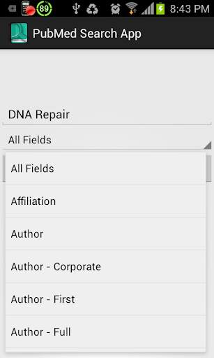 PubMed Search App screenshot 2
