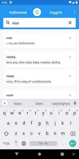 Kamus Bahasa Inggris, Kamus per Kata screenshot 3