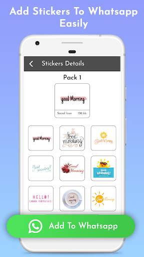 Good Morning Sticker and Quotes for WA screenshot 3