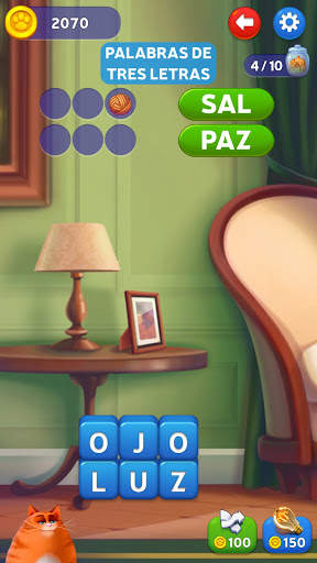 🔥Kitty Scramble: Pilas de palabras screenshot 5