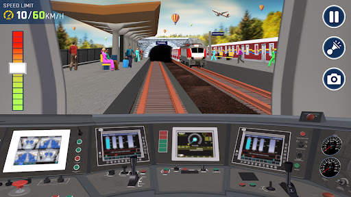 City Train Driving Sim Games screenshot 2