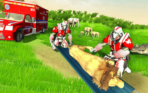 Doctor Robot Wild Animals Rescue Simulator screenshot 6