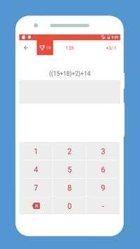Math Four Operations Game screenshot 1