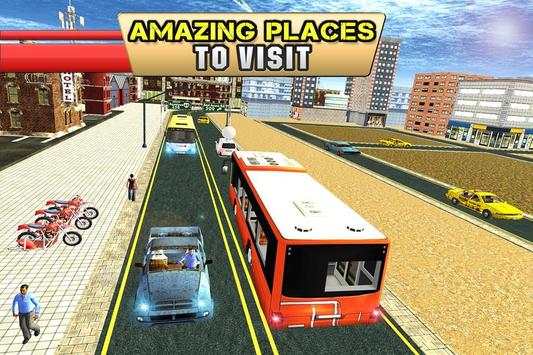 City Tour Bus Coach Driver 3D screenshot 3