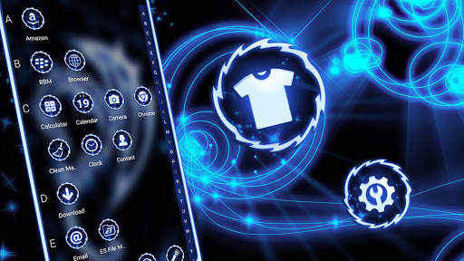 Blue Dragon Launcher Theme screenshot 2