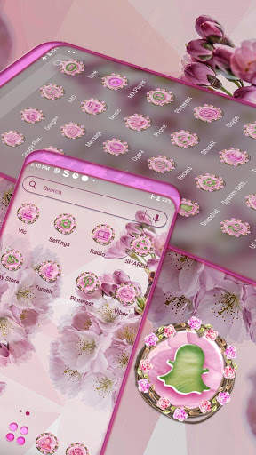 Cherry Blossom Sakura Launcher Theme screenshot 4