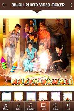 Diwali Photo Video Music Maker 2017 स्क्रीनशॉट 5