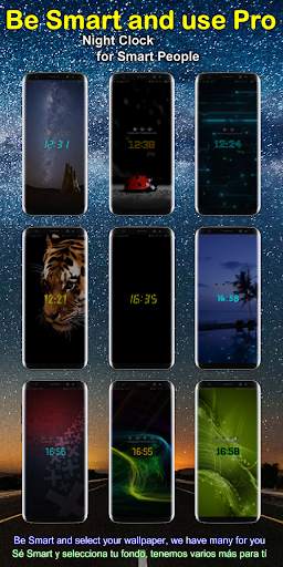 Night Clock with Always On S8 screenshot 2