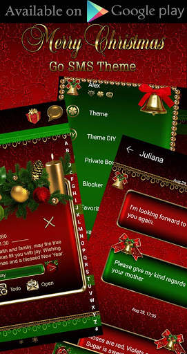 Merry Christmas Go Launcher theme screenshot 2