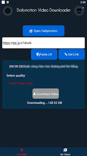 Video Downloader for Dailymotion screenshot 2