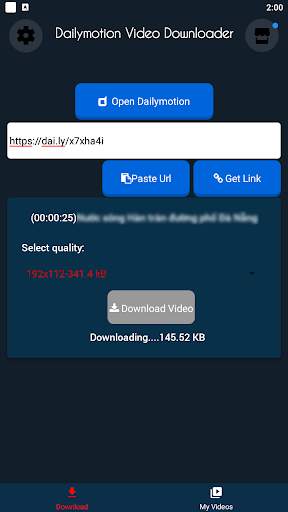 Video Downloader for Dailymotion screenshot 2