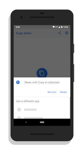 Copy share (Copy to clipboard from any share menu) screenshot 1