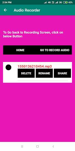 Audio Recorder screenshot 3