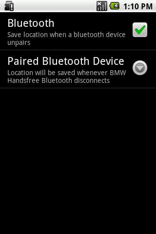 Car Locator Bluetooth Plugin screenshot 1