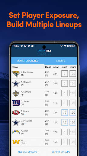 RotoGrinders Daily Fantasy screenshot 6