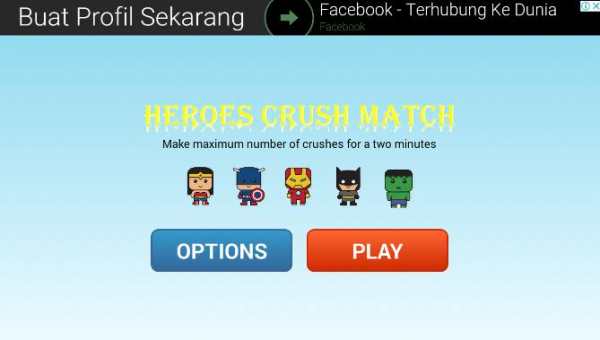 Heroes Crush Mania screenshot 1