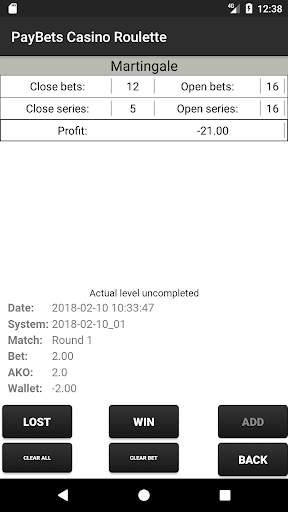 PayBets Casino Roulette screenshot 7