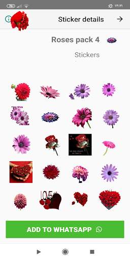 New Flowers Stickers 🌷🌹💐 Roses WAStickerApps screenshot 2
