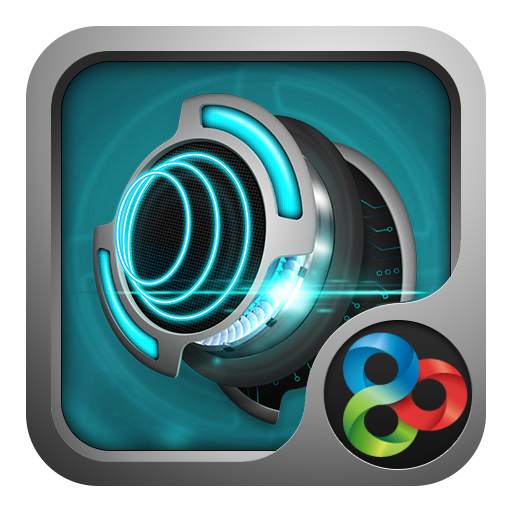 Neon Mecha Go Launcher Theme 40.99