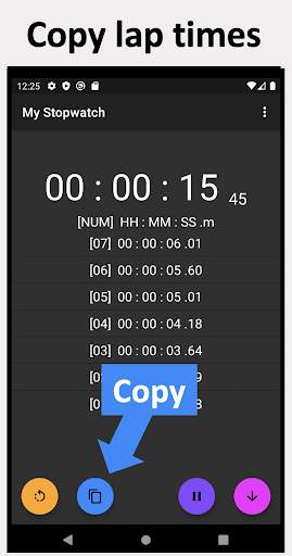 My Stopwatch - simple stopwatch screenshot 3