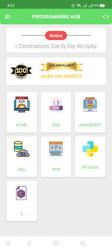 Programmers Hub - Play Programming Code & Quiz screenshot 1
