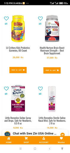 SWE ZIN USA SHOP screenshot 3