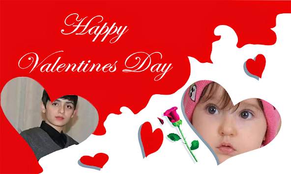 Valentine day Photo frame 2016 screenshot 1